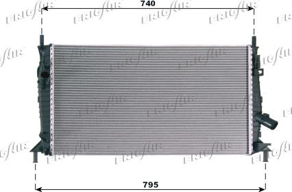 Frigair 0105.3081 - Kühler, Motorkühlung alexcarstop-ersatzteile.com