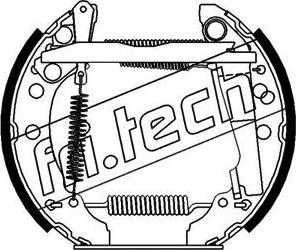 Fri.Tech. 16000 - Bremsbackensatz alexcarstop-ersatzteile.com