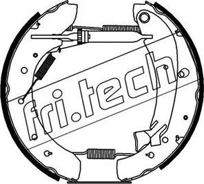 Fri.Tech. 16208 - Bremsbackensatz alexcarstop-ersatzteile.com