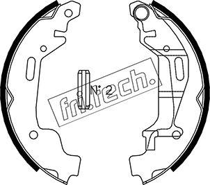 Fri.Tech. 1073.172 - Bremsbackensatz alexcarstop-ersatzteile.com