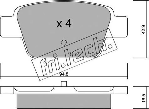 Raicam RA.1768.0 - Bremsbelagsatz, Scheibenbremse alexcarstop-ersatzteile.com