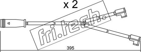 Fri.Tech. SU.174K - Warnkontakt, Bremsbelagverschleiß alexcarstop-ersatzteile.com