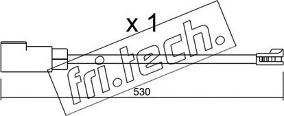 Fri.Tech. SU.340 - Warnkontakt, Bremsbelagverschleiß alexcarstop-ersatzteile.com