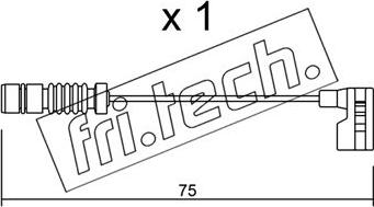 Fri.Tech. SU.251 - Warnkontakt, Bremsbelagverschleiß alexcarstop-ersatzteile.com