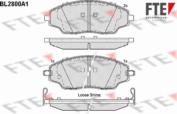 FTE 9010991 - Bremsbelagsatz, Scheibenbremse alexcarstop-ersatzteile.com