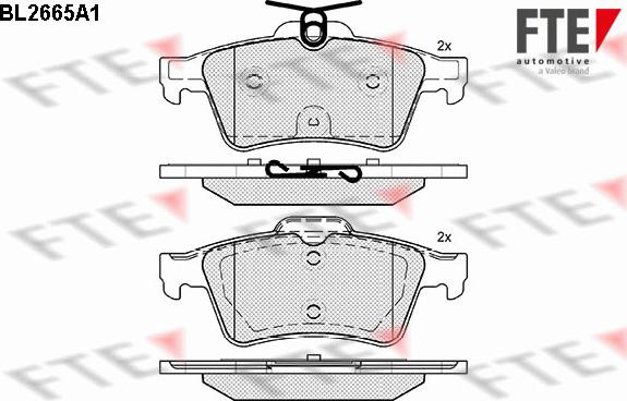 FTE 9010903 - Bremsbelagsatz, Scheibenbremse alexcarstop-ersatzteile.com