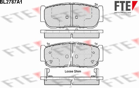 FTE 9010981 - Bremsbelagsatz, Scheibenbremse alexcarstop-ersatzteile.com