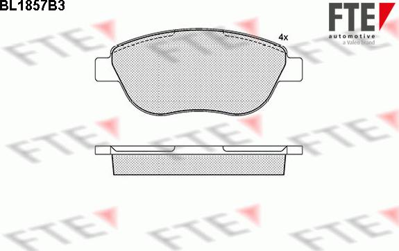 FTE 9010432 - Bremsbelagsatz, Scheibenbremse alexcarstop-ersatzteile.com