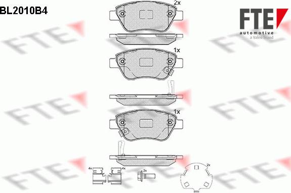 FTE 9010597 - Bremsbelagsatz, Scheibenbremse alexcarstop-ersatzteile.com