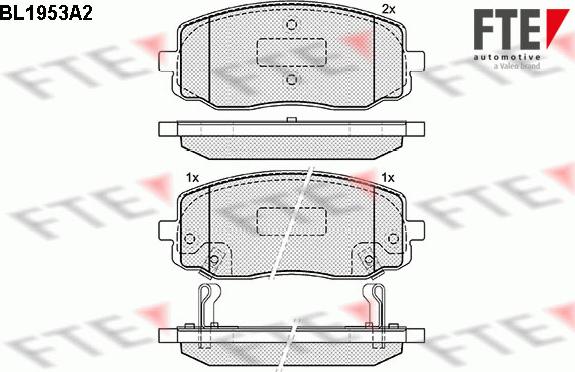 FTE 9010540 - Bremsbelagsatz, Scheibenbremse alexcarstop-ersatzteile.com