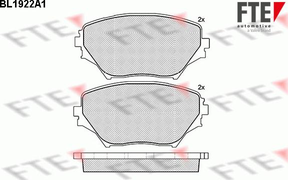 FTE 9010508 - Bremsbelagsatz, Scheibenbremse alexcarstop-ersatzteile.com