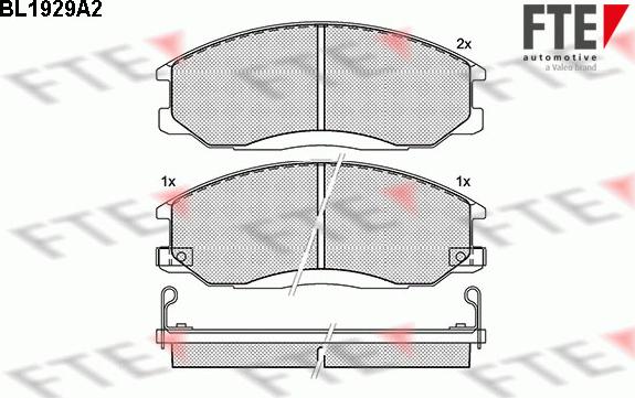 FTE 9010519 - Bremsbelagsatz, Scheibenbremse alexcarstop-ersatzteile.com