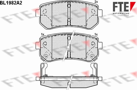 FTE 9010572 - Bremsbelagsatz, Scheibenbremse alexcarstop-ersatzteile.com