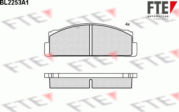 FTE 9010696 - Bremsbelagsatz, Scheibenbremse alexcarstop-ersatzteile.com