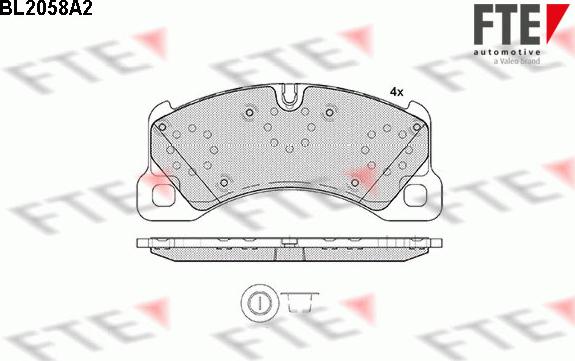 FTE 9010642 - Bremsbelagsatz, Scheibenbremse alexcarstop-ersatzteile.com