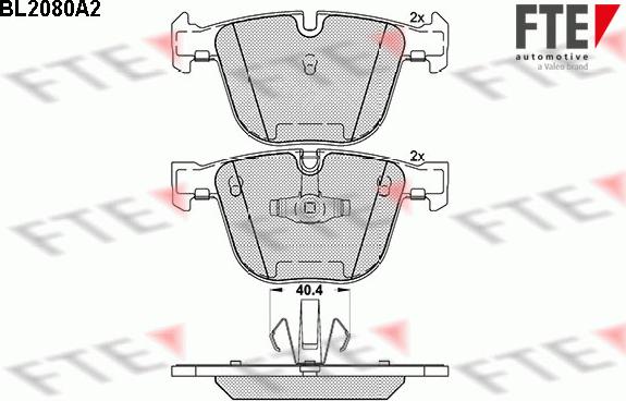 FTE 9010664 - Bremsbelagsatz, Scheibenbremse alexcarstop-ersatzteile.com