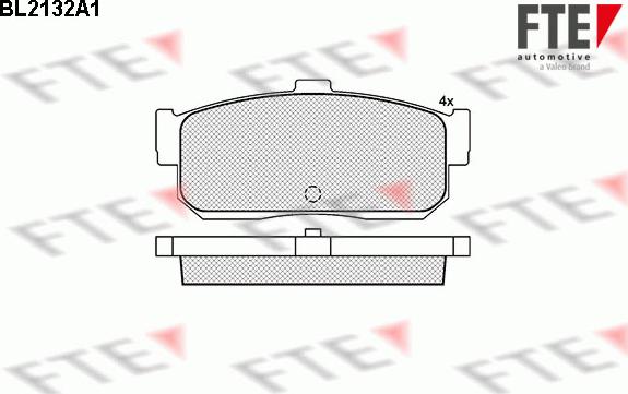 FTE 9010682 - Bremsbelagsatz, Scheibenbremse alexcarstop-ersatzteile.com