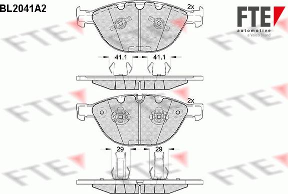 FTE 9010627 - Bremsbelagsatz, Scheibenbremse alexcarstop-ersatzteile.com