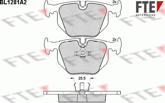 FTE 9010090 - Bremsbelagsatz, Scheibenbremse alexcarstop-ersatzteile.com