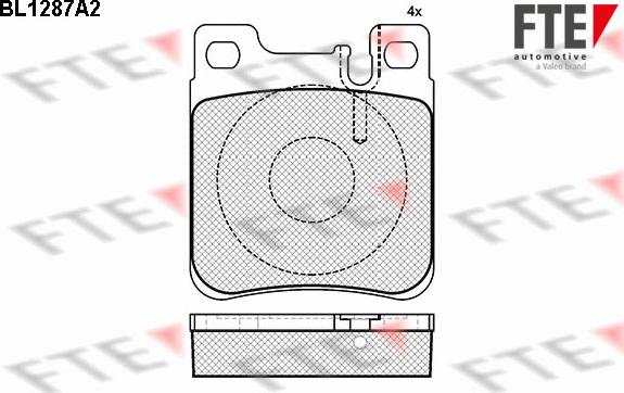 FTE 9010092 - Bremsbelagsatz, Scheibenbremse alexcarstop-ersatzteile.com