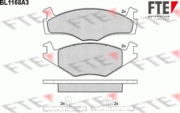 FTE 9010046 - Bremsbelagsatz, Scheibenbremse alexcarstop-ersatzteile.com