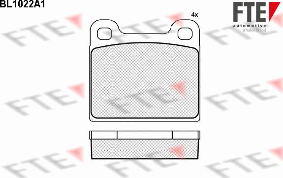 FTE 9010009 - Bremsbelagsatz, Scheibenbremse alexcarstop-ersatzteile.com