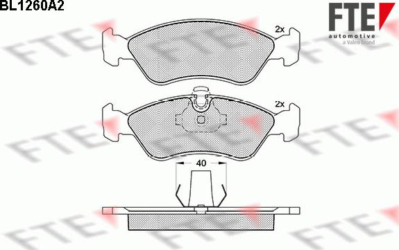 FTE 9010081 - Bremsbelagsatz, Scheibenbremse alexcarstop-ersatzteile.com