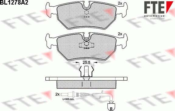 FTE 9010087 - Bremsbelagsatz, Scheibenbremse alexcarstop-ersatzteile.com