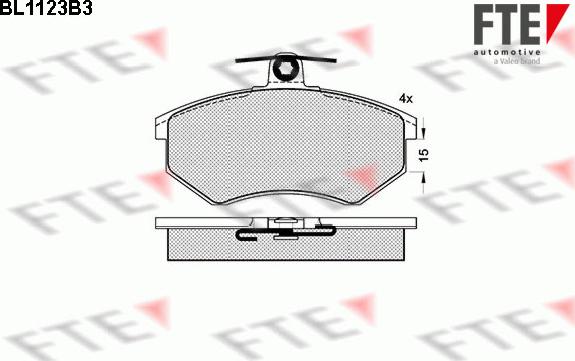 FTE 9010036 - Bremsbelagsatz, Scheibenbremse alexcarstop-ersatzteile.com