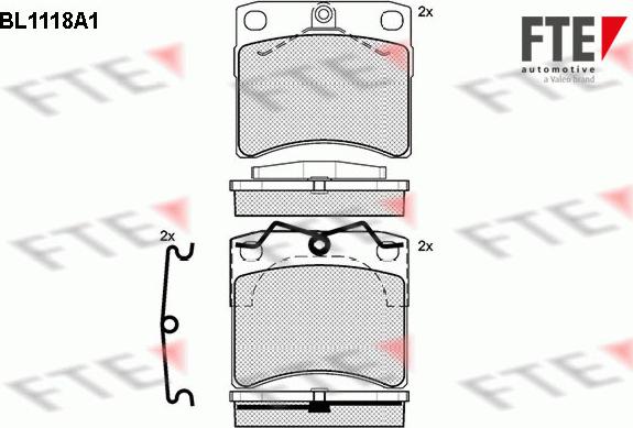 FTE 9010031 - Bremsbelagsatz, Scheibenbremse alexcarstop-ersatzteile.com