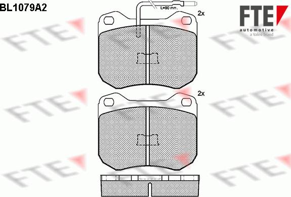 FTE 9010025 - Bremsbelagsatz, Scheibenbremse alexcarstop-ersatzteile.com