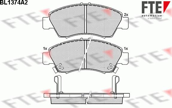 FTE 9010151 - Bremsbelagsatz, Scheibenbremse alexcarstop-ersatzteile.com