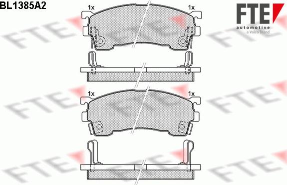 FTE 9010157 - Bremsbelagsatz, Scheibenbremse alexcarstop-ersatzteile.com