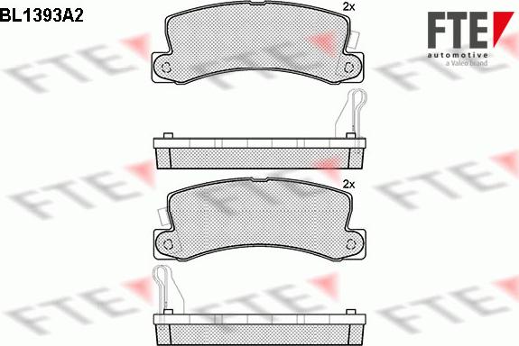 FTE 9010168 - Bremsbelagsatz, Scheibenbremse alexcarstop-ersatzteile.com