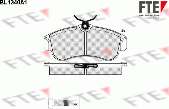 FTE 9010130 - Bremsbelagsatz, Scheibenbremse alexcarstop-ersatzteile.com