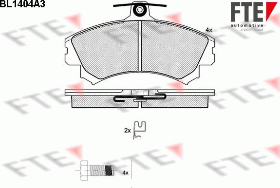 FTE 9010176 - Bremsbelagsatz, Scheibenbremse alexcarstop-ersatzteile.com