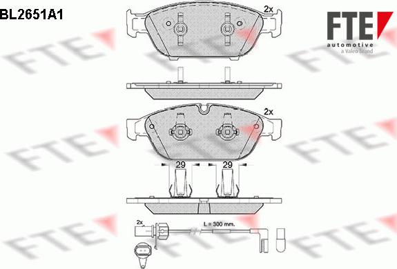 FTE 9010890 - Bremsbelagsatz, Scheibenbremse alexcarstop-ersatzteile.com