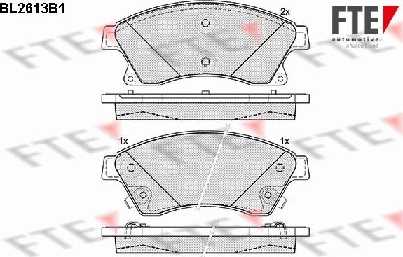 FTE 9010861 - Bremsbelagsatz, Scheibenbremse alexcarstop-ersatzteile.com