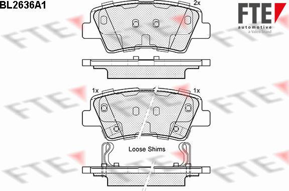 FTE 9010881 - Bremsbelagsatz, Scheibenbremse alexcarstop-ersatzteile.com