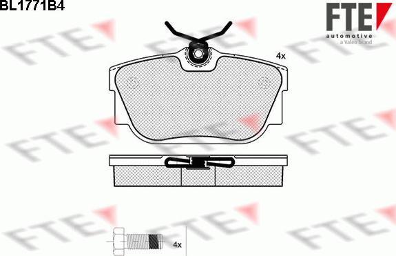 FTE 9010342 - Bremsbelagsatz, Scheibenbremse alexcarstop-ersatzteile.com