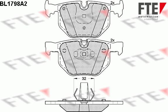 FTE 9010370 - Bremsbelagsatz, Scheibenbremse alexcarstop-ersatzteile.com