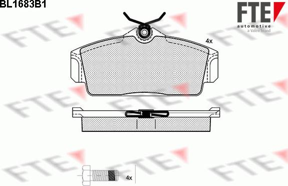 FTE 9010294 - Bremsbelagsatz, Scheibenbremse alexcarstop-ersatzteile.com