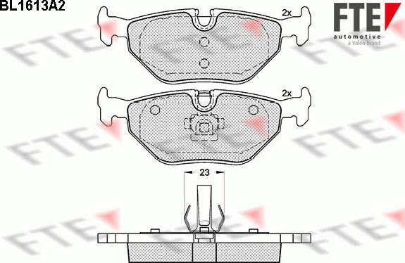 FTE 9010248 - Bremsbelagsatz, Scheibenbremse alexcarstop-ersatzteile.com