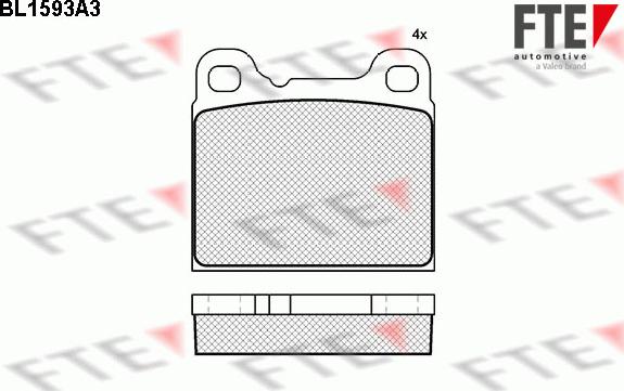 FTE 9010242 - Bremsbelagsatz, Scheibenbremse alexcarstop-ersatzteile.com