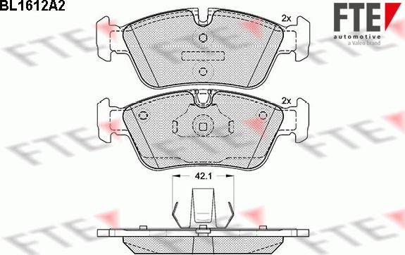 FTE 9010247 - Bremsbelagsatz, Scheibenbremse alexcarstop-ersatzteile.com