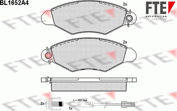 FTE 9010269 - Bremsbelagsatz, Scheibenbremse alexcarstop-ersatzteile.com