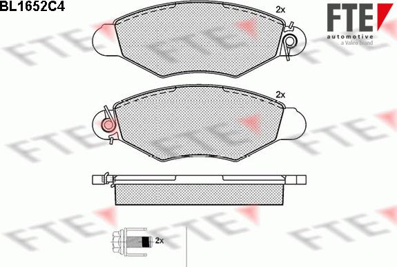 FTE 9010271 - Bremsbelagsatz, Scheibenbremse alexcarstop-ersatzteile.com