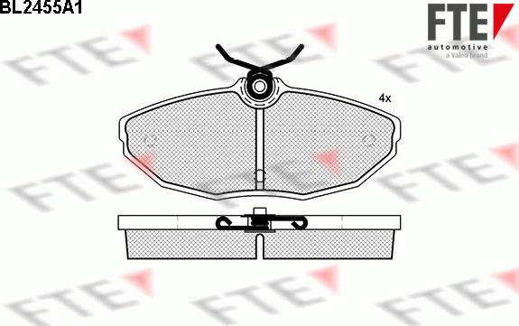 FTE 9010743 - Bremsbelagsatz, Scheibenbremse alexcarstop-ersatzteile.com