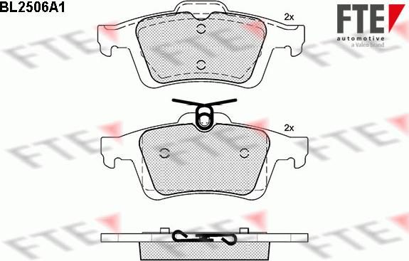 FTE 9010769 - Bremsbelagsatz, Scheibenbremse alexcarstop-ersatzteile.com