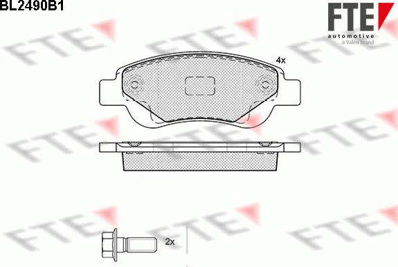 FTE 9010763 - Bremsbelagsatz, Scheibenbremse alexcarstop-ersatzteile.com